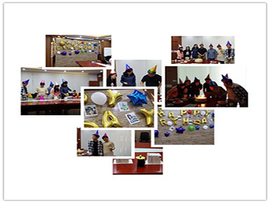 公司举办2015年第一、第二季度员工庆生活动